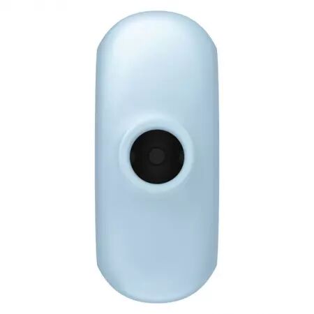 SATISFYER - STIMULATEUR ET VIBRATEUR DOUBLE AIR PULSE PRO TO GO 3 BLEU