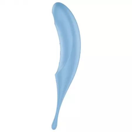 SATISFYER - STIMULATEUR ET VIBRATEUR TWIRLING PRO AIR PULSE BLEU