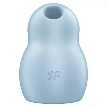 SATISFYER - STIMULATEUR ET VIBRATEUR DOUBLE AIR PULSE PRO TO GO 1 BLEU