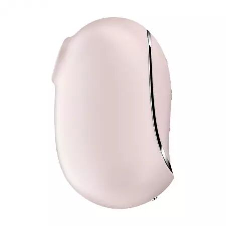 SATISFYER - STIMULATEUR ET VIBRATEUR DOUBLE AIR PULSE PRO TO GO 2 BEIGE