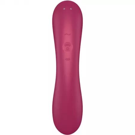 SATISFYER - CURVE TRINITY 1 AIR PULSE VIBRATION ROUGE