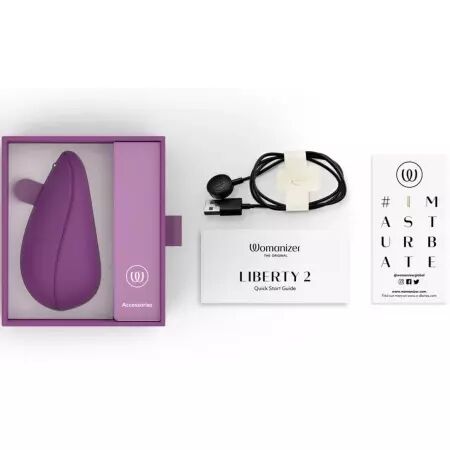 WOMANIZER - LIBERTY 2 STIMULATEUR & VENTOUSE CLITORIS VIOLET