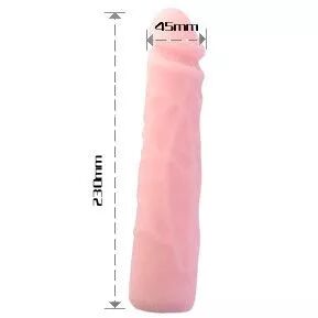BAILE - GODE EN SILICONE RÉALISTE SKIN TOUCH 23 CM