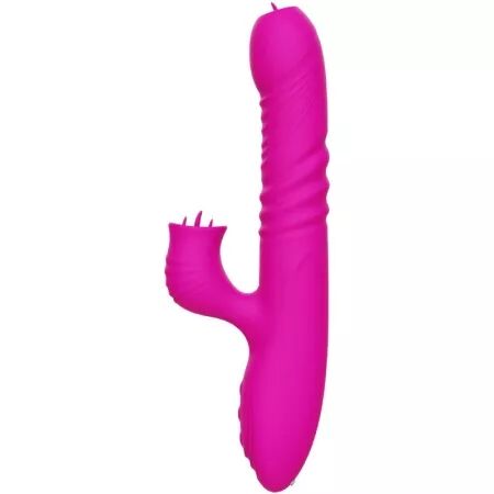 ARMONY - VIBRATEUR MULTIFONCTION DOUBLE LANGUE FANNY EFFET CHALEUR FUCHSIA