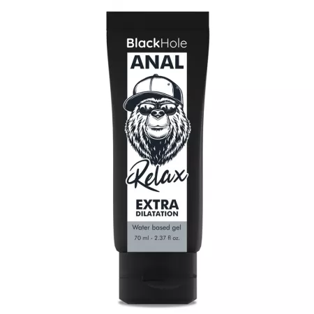 BLACK HOLE - GEL A BASE D''EAU DILATATION ANALE 70 ML
