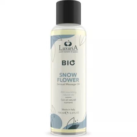 INTIMATELINE LUXURIA - HUILE DE MASSAGE BIO FLEUR DES NEIGES 100 ML