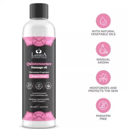 INTIMATELINE LUXURIA - HUILE DE MASSAGE NUAGE DE SUCRE 150 ML