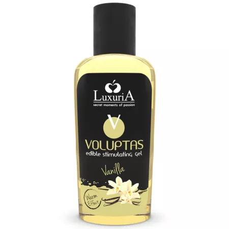 INTIMATELINE LUXURIA - VOLUPTAS GEL DE MASSAGE COMESTIBLE EFFET CHAUFFANT - VANILLE 100 ML