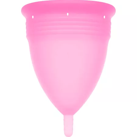 STERCUP - COUPE MENSTRUELLE EN SILICONE FDA ROSE - TAILLE L