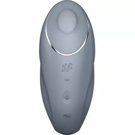SATISFYER - TAP & CLIMAX 1 VIBRATEUR LAY-ON GRIS