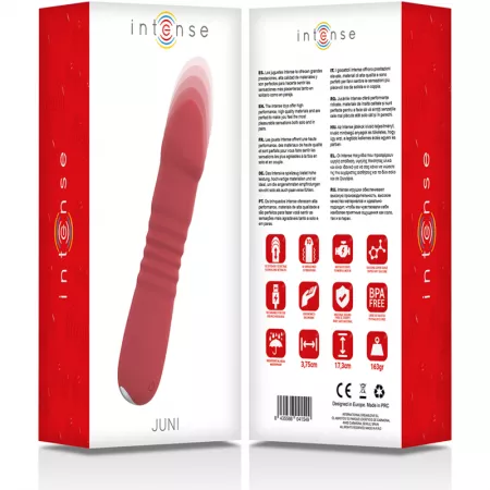 INTENSE - JUNI UP & DOWN 10 VIBRATIONS ROUGES