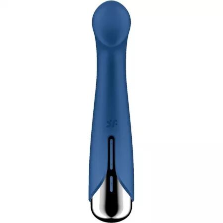 SATISFYER - SPINNING G-SPORT 1 VIBRATEUR ROTATOR BLEU