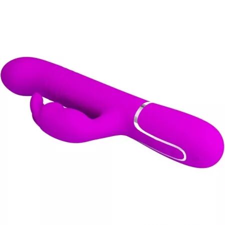 PRETTY LOVE - VIBRATEUR COALE RABBIT PERLES VIOLET