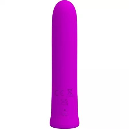 PRETTY LOVE - VIBRATEUR CURTIS MINI SUPER POWER 12 VIBRATIONS EN SILICONE VIOLETTE