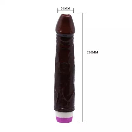 BAILE - VIBRATEUR VAGUES DE PLAISIR 23 CM MARRON