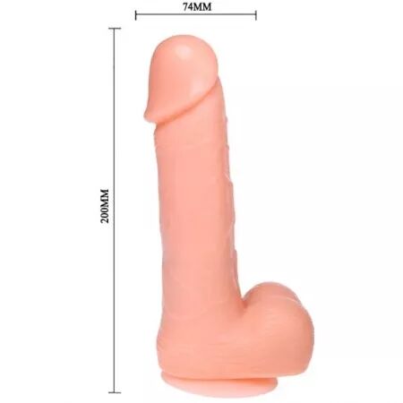 BAILE - GODE RÉALISTE DONG VIBRATION ET ROTATION 20 CM