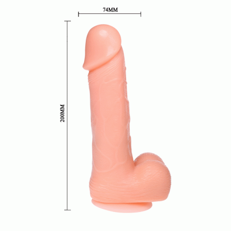 BAILE - GODE RÉALISTE DONG VIBRATION ET ROTATION 20 CM