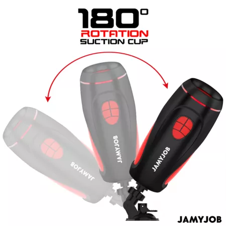 JAMYJOB - MASTURBATEUR AUTOMATIQUE PYSTON BASE AVEC DILDO À TÉLÉCOMMANDE