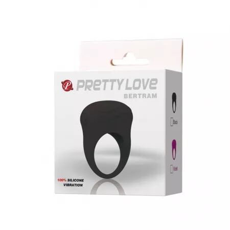 PRETTY LOVE - BERTRAM ANNEAU VIBRATEUR NOIR