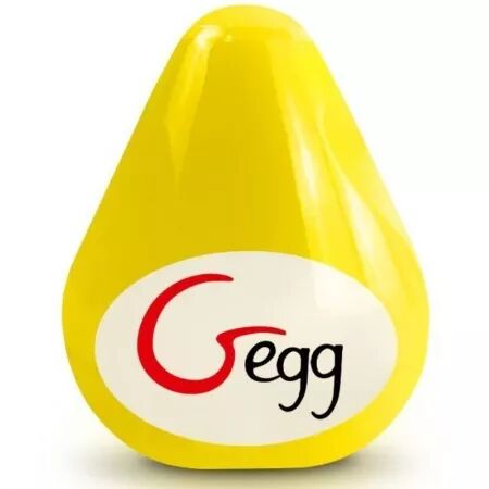 G-VIBE - OEUF MASTURBATEUR TEXTURÉ JAUNE RÉUTILISABLE