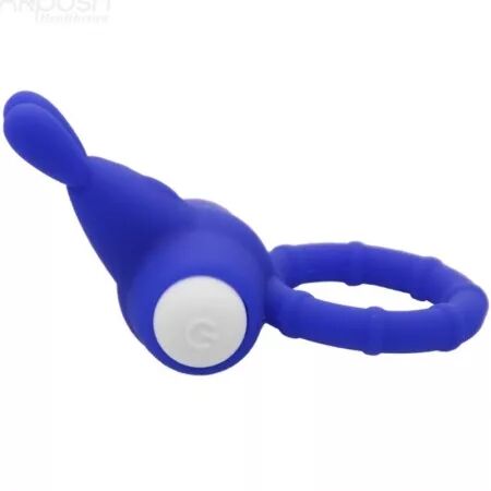 ARMONY - MS BUNNY ANNEAU VIBRATEUR SILICONE BLEU