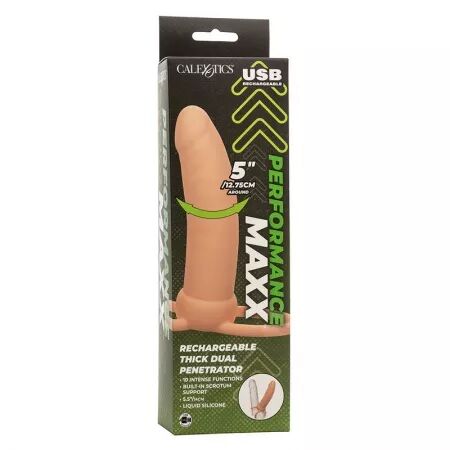 CALEXOTICS - MAXX THICK DOUBLE PÉNÉTRATEUR 10 VIBRATIONS CHAIR