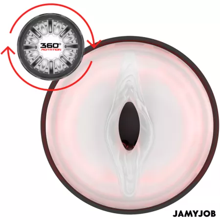 JAMYJOB - MASTURBATEUR VAGIN AUTOMATIQUE CYCLONE 10 MODES DE ROTATION ET DE POUSSÉE