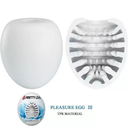 PRETTY LOVE - MASTURBATEUR POUR HOMME BLANC D'OEUF