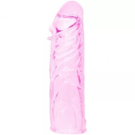 BAILE - HOUSSE DE PÉNIS EN SILICONE STIMULANTE ROSE 13 CM