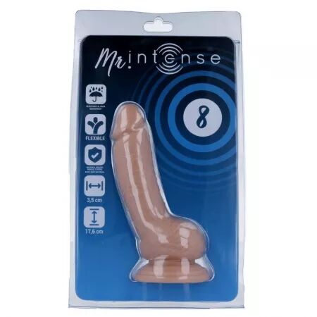 MR INTENSE - 8 PÉNIS RÉALISTE 17.6 CM -O- 3.5 CM