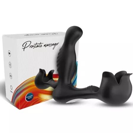 ARMONY - VIBRATEUR SURROUND ANAL & STIMULATEUR TESTICULOS TÉLÉCOMMANDE NOIR