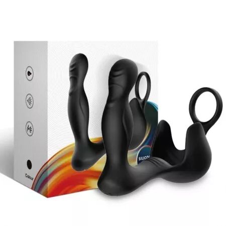 ARMONY - VIBRATEUR SURROUND ANAL & STIMULATEUR TESTICULOS & ANNEAU TÉLÉCOMMANDE NOIR