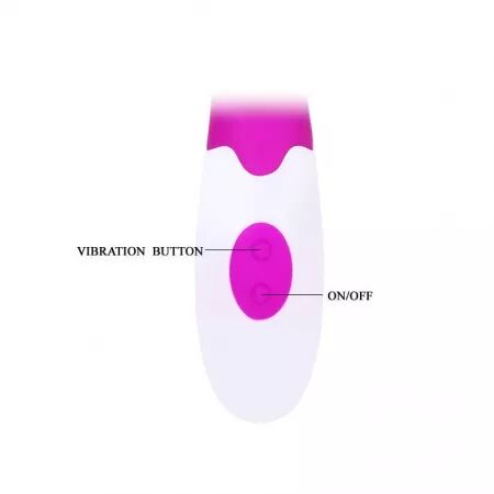 PRETTY LOVE - FLIRTATION VIBRATEUR ALVIS AVEC STIMULATEUR DE CLITORIS