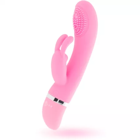 INTENSE - VIBRATEUR OSCILLANT SUSY SILICONE LAPIN ROSE