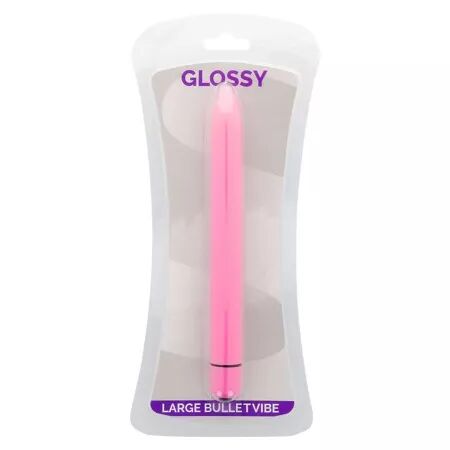 GLOSSY - VIBRATEUR SLIM DEEP ROSE