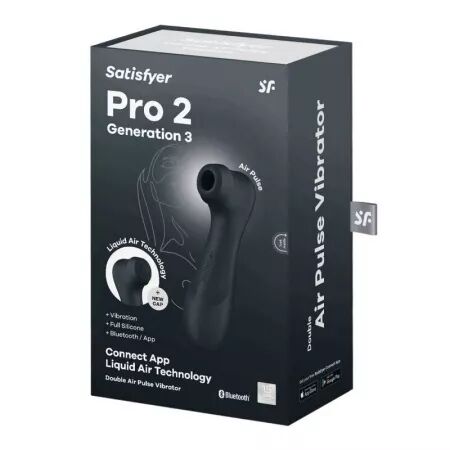 SATISFYER - PRO 2 GENERACIÓN 3 NOIR BLUETOOTH ET APPLICATION