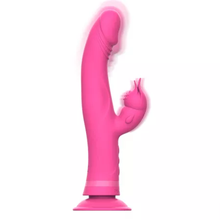 INTENSE - VIBRATEUR JULIO RABBIT SILICONE ROSE