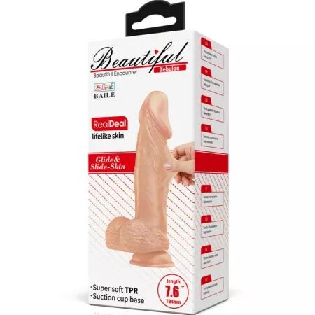 BAILE - BELLE RENCONTRE ZEBULON GODE RÉALISTE FLEXIBLE 19.4 CM NATUREL