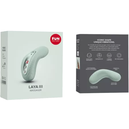 FUN FACTORY - VIBRATEUR RECHARGEABLE LAYA III VERT SAGE