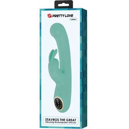 PRETTY LOVE - VIBRATEUR LAMAR LAPIN ET POINT G VERT
