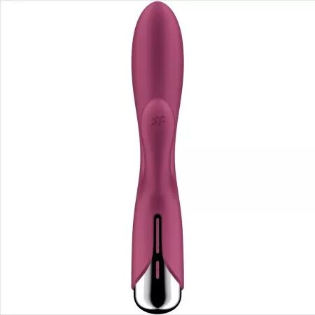 SATISFYER - SPINNING RABBIT 1 CLITORIS ET STIMULATION DU POINT G ROUGE