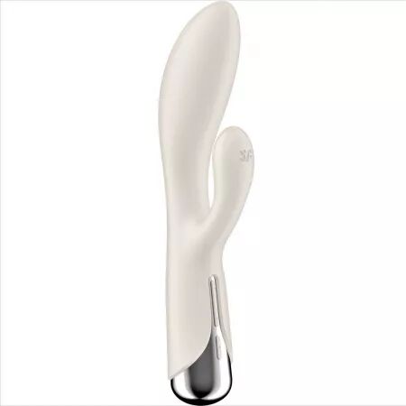 SATISFYER - SPINNING RABBIT 1 CLITORIS ET STIMULATION DU POINT G BEIGE