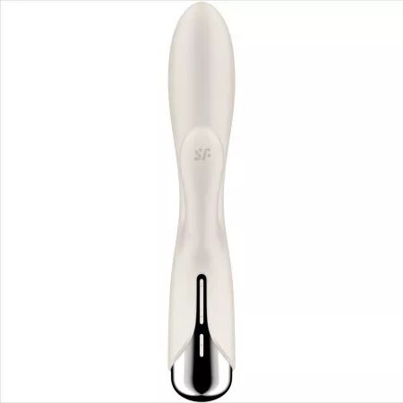 SATISFYER - SPINNING RABBIT 1 CLITORIS ET STIMULATION DU POINT G BEIGE
