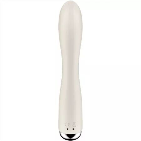 SATISFYER - SPINNING RABBIT 1 CLITORIS ET STIMULATION DU POINT G BEIGE