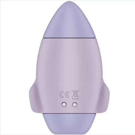 SATISFYER - MISSION CONTROL PETIT VIBRATEUR  DOUBLE IMPULSION LILAS