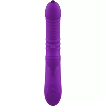 ARMONY - VIBRATEUR LAPIN ENTIÈREMENT G SPOT AVEC LANGUE STIMULANTE EFFET CHALEUR VIOLET