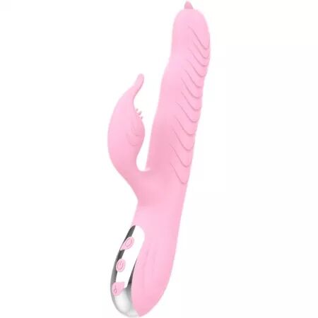 ARMONY - VIBRATEUR MARCIA & POUSSÉE DOUBLE LANGUE EFFET CHALEUR ROSE
