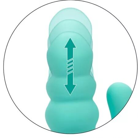CALEXOTICS - VIBRATEUR DEL MAR DIVA RABBIR AQUA GREEN PAR CALIFORNIA DREAMING