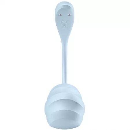 SATISFYER - APPLICATION GRATUITE STIMULATEUR DE POINT G PÉTALE LISSE BLEU CIEL