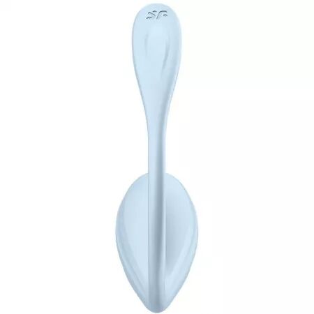 SATISFYER - APPLICATION GRATUITE STIMULATEUR DE POINT G PÉTALE LISSE BLEU CIEL